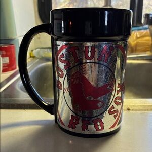 NWT Boston Red Sox Black Metallic Lg. Mug